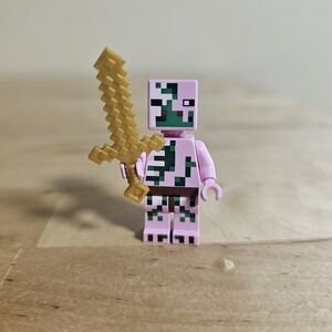 Lego Zombie Pigman Minifigure, Minecraft MIN021 W/ Sword‎